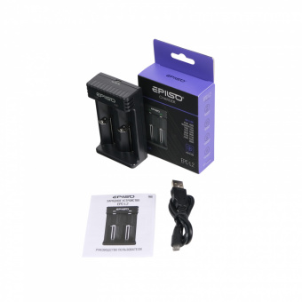 Зарядное устройство  EPILSO EPC-L2 (пустое, 1-2х 10340, 14500, 16340, 18650, 26650) (1/20)