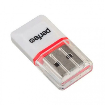 Картридер PERFEO PF-VI-R008 для MicroSD White (PF_5056) (1/200)