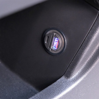 Зарядное устройство USB EPILSO EPD-CA110 65Вт авто (USB-C, USB-A) чёрный (1/100)