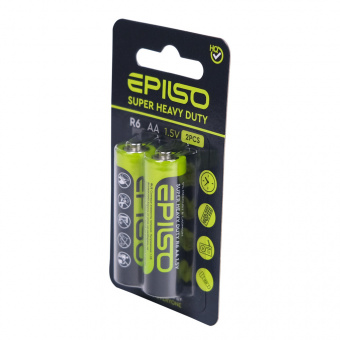Элементы питания EPILSO R6/AA 2 Small Blister 1.5V (40/1200)