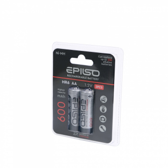 Аккумулятор EPILSO HR6/AA  600mAh 2BC 1.2V (2/20/200)