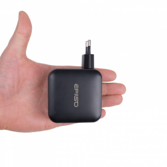 Зарядное устройство USB EPILSO EPD-PA235 165Вт GaN (USB-C x3, USB-A) чёрный (1/40)