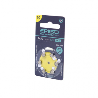 Элементы питания EPILSO ZA10 (PR70) 6BC 1.45V воздушно-цинковые (6/60/600/3000)