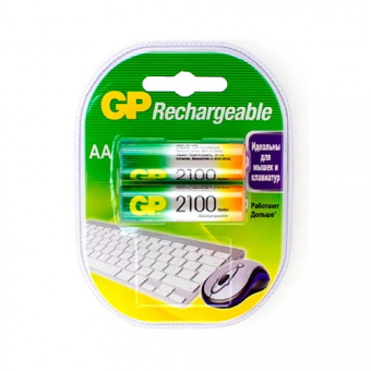 Аккумулятор GP-AA 2100mAh 2BL (2/20/200)