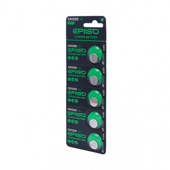 Элементы питания EPILSO CR1225 5BC 3V (5/100/1200)