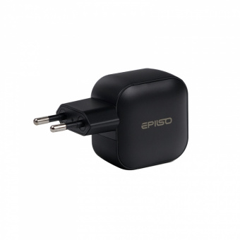 Зарядное устройство USB EPILSO EPD-PA220 48Вт GaN (USB-C, USB-A) чёрный (1/40)