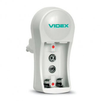 Зарядное устройство  VIDEX VCH-N201 (пустое, 1-2 х AA, AAA, 9V) (1/20)