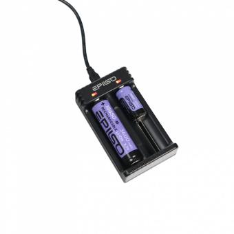 Зарядное устройство  EPILSO EPC-L2 (пустое, 1-2х 10340, 14500, 16340, 18650, 26650) (1/20)