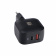 Зарядное устройство USB EPILSO EPD-PA220 48Вт GaN (USB-C, USB-A) чёрный (1/40) Зарядное устройство USB EPILSO EPD-PA220 48Вт GaN (USB-C, USB-A) чёрный (1/40)